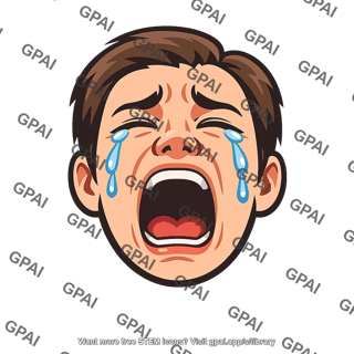 Crying face