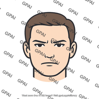 Human face cold expression