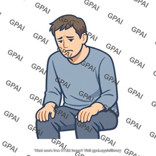Sad man