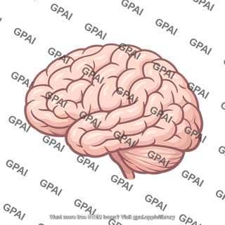 Brain right hemisphere