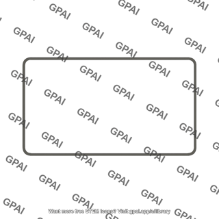 Rounded rectangle outline