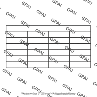 Empty table grid