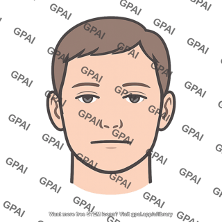 Human face flat affect