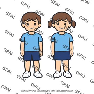 Children matching outfits