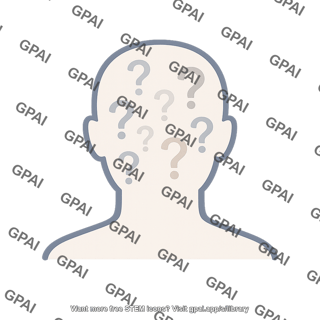 Confused person silhouette