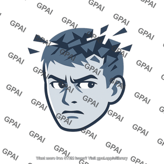 Shattered head man