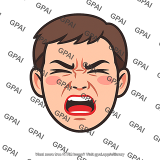 Physical pain face