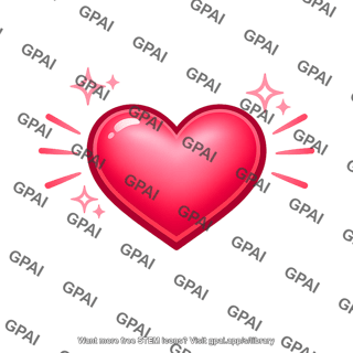 Glossy heart icon