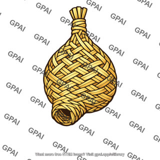 Golden weaver nest