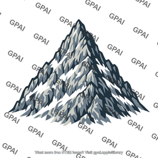 Snow capped mountain peak