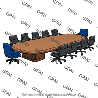 Cabinet meeting table