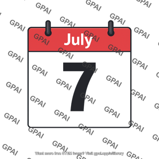 Calendar day july 7