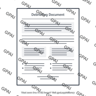 Debriefing document