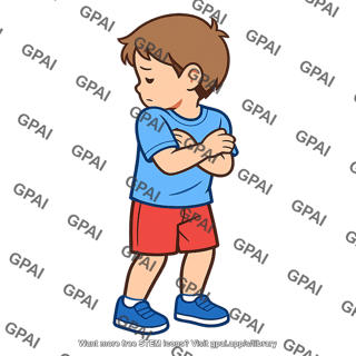 Child avoiding contact
