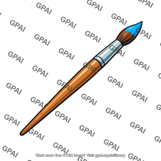 Artist paintbrush