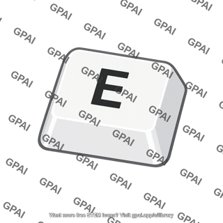 Keyboard key e