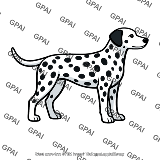 Dalmatian dog