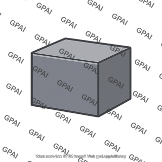 Gray rectangular block