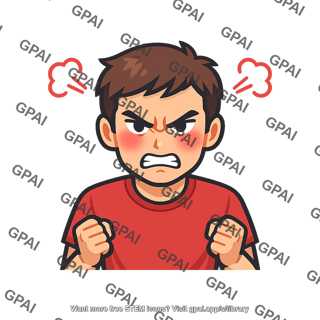 Angry person
