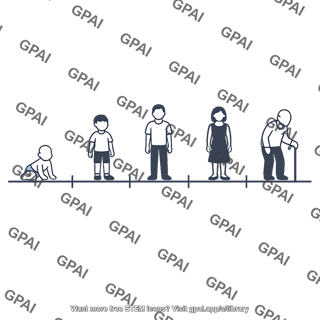 Life span timeline