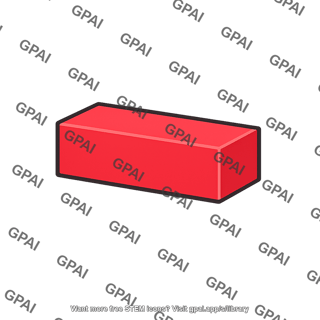 Red rectangular prism