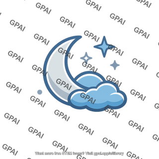 Dream moon cloud icon