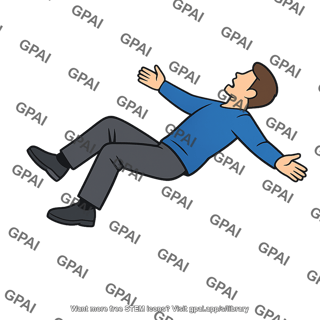 Person falling