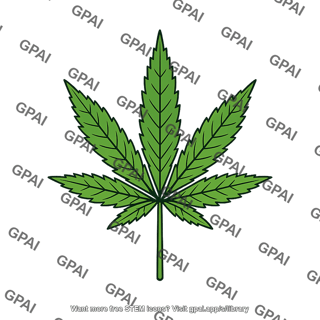 Marijuana leaf