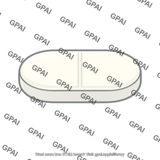 Scored pill tablet