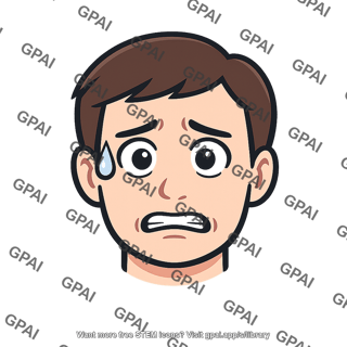 Anxiety face