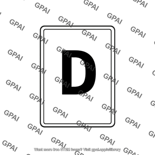 Card letter d