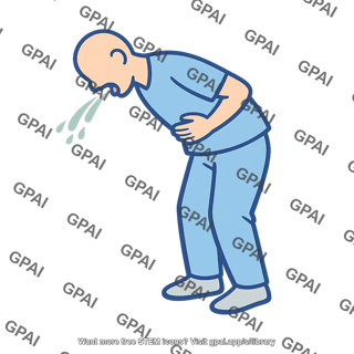 Patient vomiting