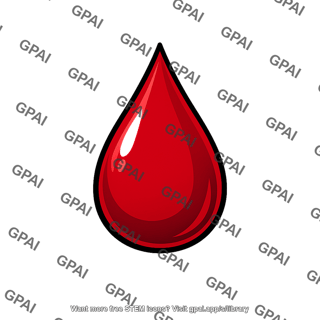 Blood droplet