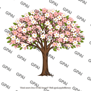 Tree blooming