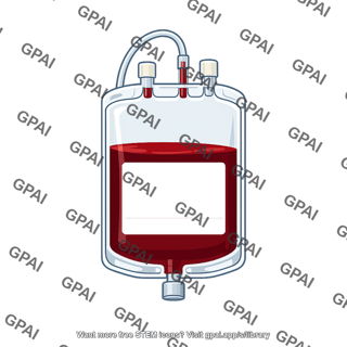 Blood donation blood bag