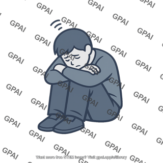 Depressed person