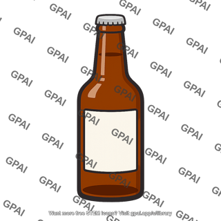 Alcoholic beverage bottle
