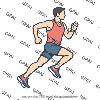 Track and field runner
