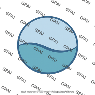 Blue wave circle