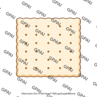 Unsalted cracker