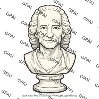 Bust of voltaire