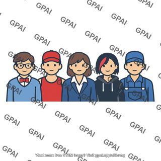 Group of people stereotyped