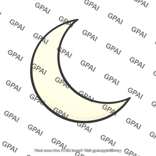 Moon crescent