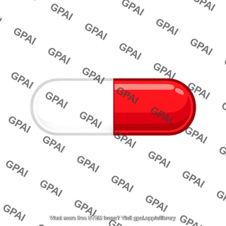 Red white capsule