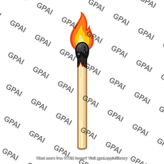 Match burning