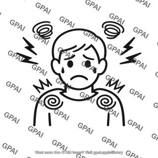 Anxiety symbolic icon