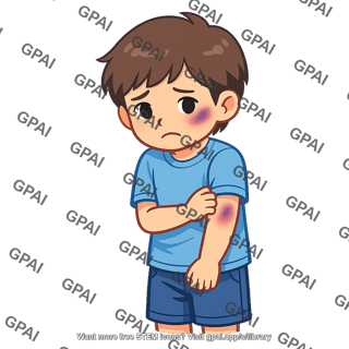 Bruised child