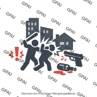 Community violence scene