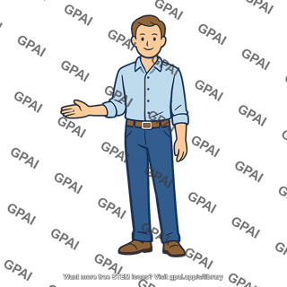 Professional man gesturing