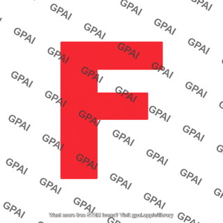 Letter grade f